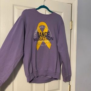 Penn State THON Purple Crewneck Sweatshirt Size M